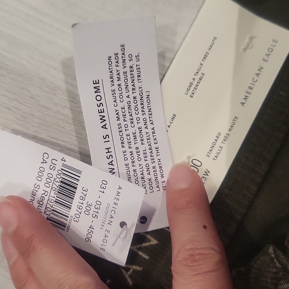 NWT American Eagle SUPER HI RISE A LINE CORDUROY SKIRT - Picture 9 of 10